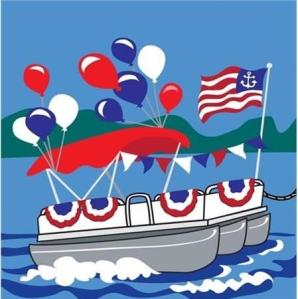 american decorated boat