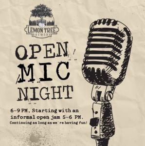 Open Mic at the Lemon Tree
