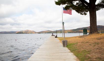 The boardwalk at Arrowhead Park