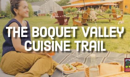 Boquet Valley cusine trail graphic
