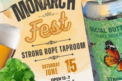 Flier of the Monarch fest in Blue Mt Lake
