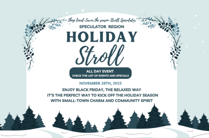 speculator holiday stroll flyer