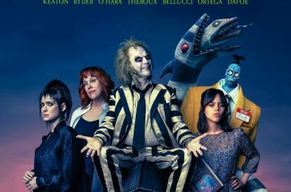 A movie poster of Beetlejuice 2