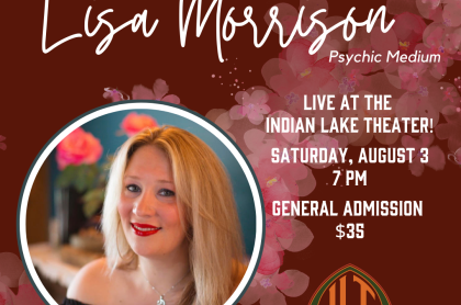 A flier for Lisa Morrison