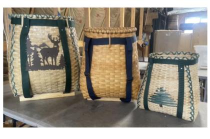 a photo of the three basket options to make