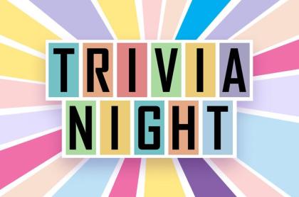 Trivia Night on a colorful background.