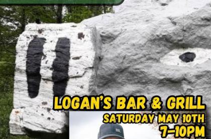 Poster for a Josh Clevenstine concert at Logan's Bar & Grill in Speculator