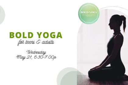 Bold Yoga class for teens and adults