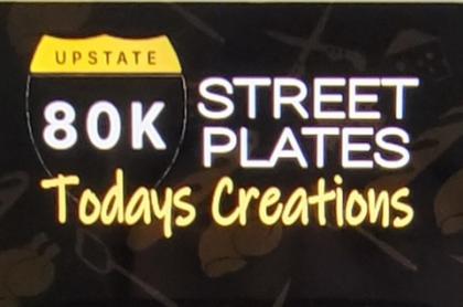 Upstate 80K Street Plates Todays Creations logo