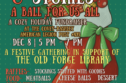 flyer for old forge public library