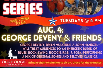 flyer for Gazebo concert series