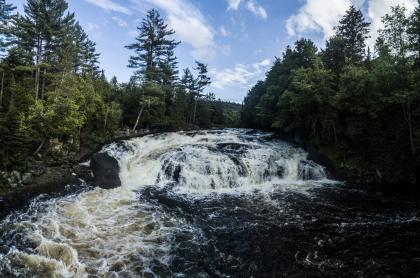 Buttermilk Falls in Long Lake