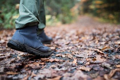 A hiker's boots