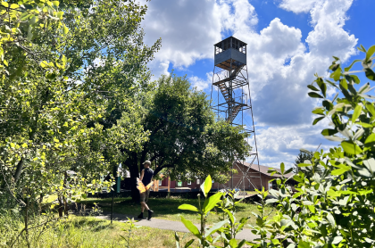 Take a lovely stroll around Speculator and see the newly restored fire tower.