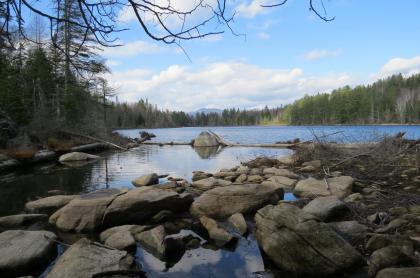 Many lovely pond views along the hiking trails.