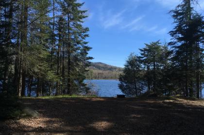 A picture of Lake Durant from one of the campsites
