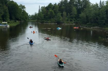A popular lake for boating