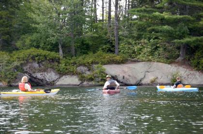 Find trailheads from the southern bay