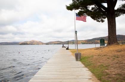 The boardwalk at Arrowhead Park
