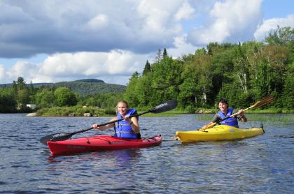 Great paddling above the Wakely Dam on Cedar River Flow.