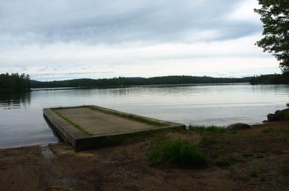 Plenty of shoreline interest on Forked Lake.