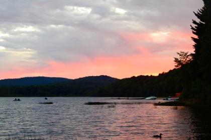 A sunset from Point Comfort