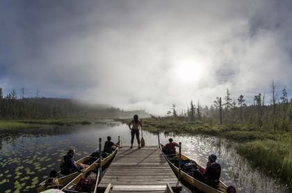The oxbows and grassy edges give this paddle a very interesting feel.