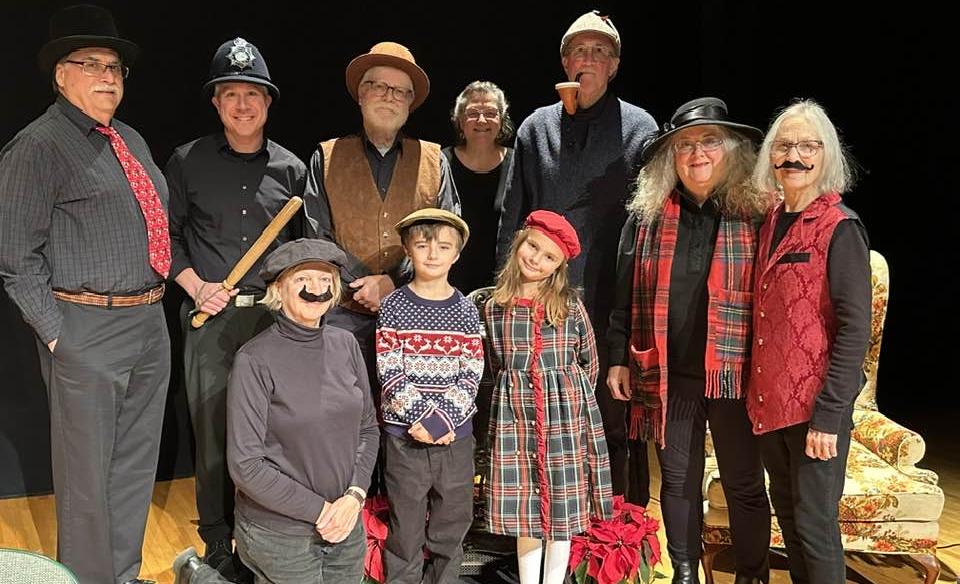 The cast of Sherlock Holmes the night before christmas