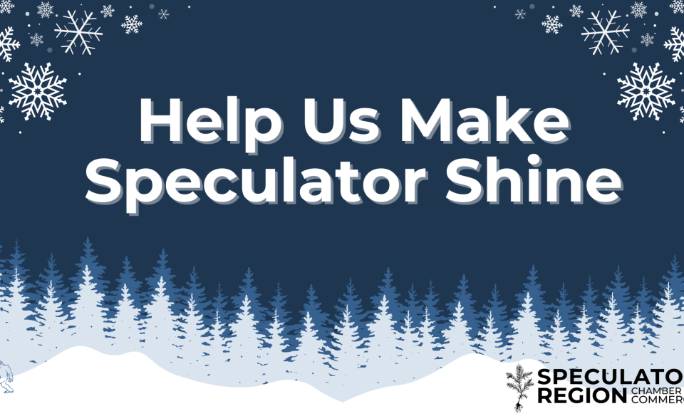 Help make Speculator shine with snowflakes