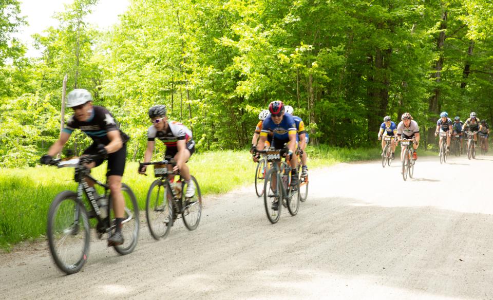 a gravel bike race in Upstate New York.