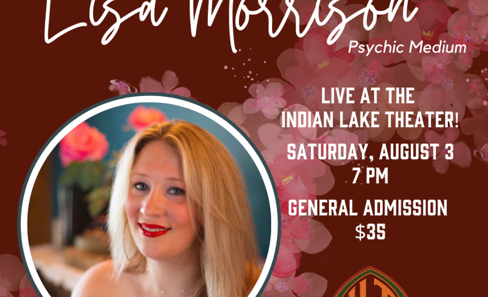 A flier for Lisa Morrison