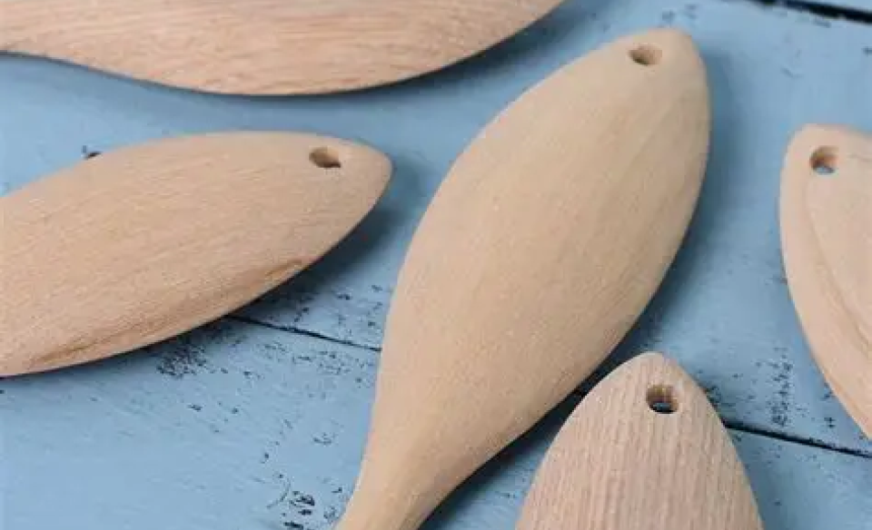 wooden fish craft