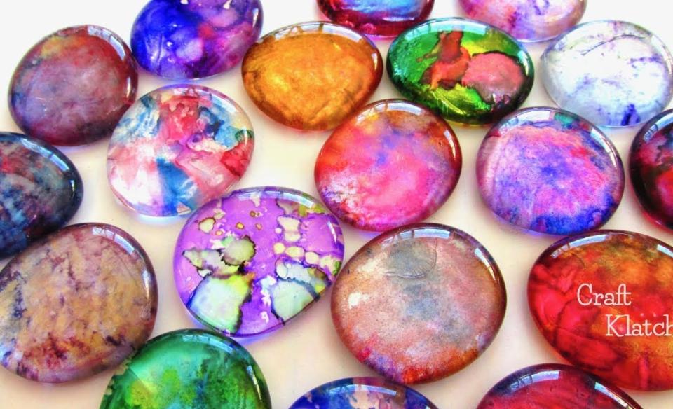 Make & Take: Alcohol Ink Pendant