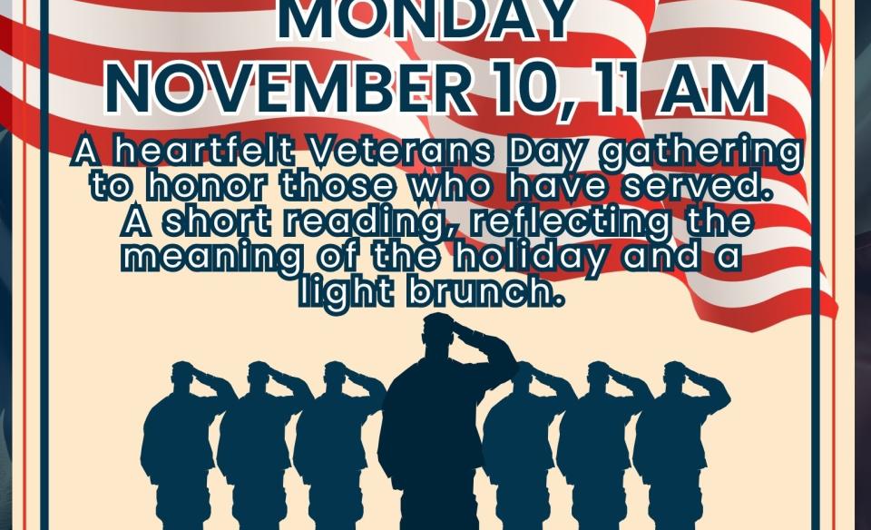 veterans day brunch flyer