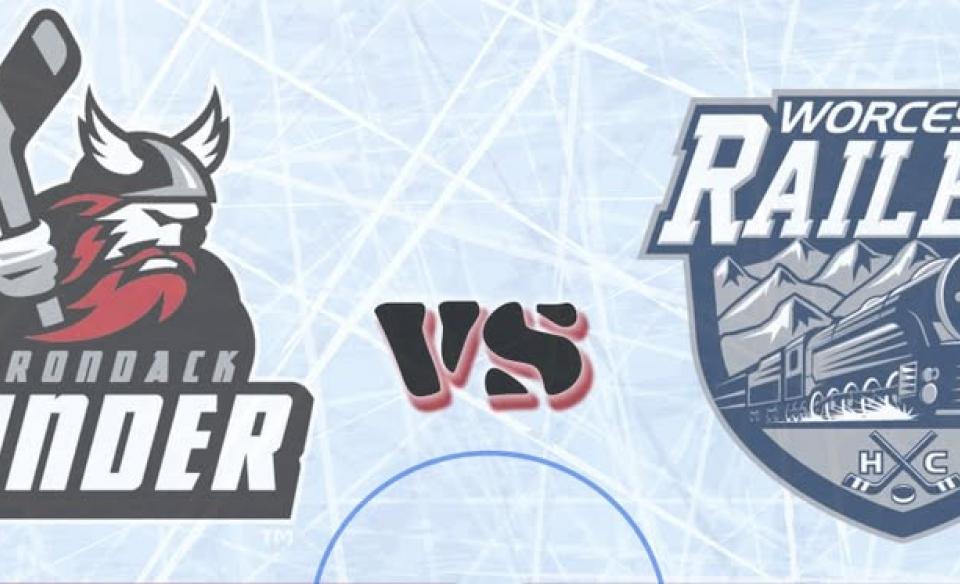 Adirondack thunder hockey team flyer