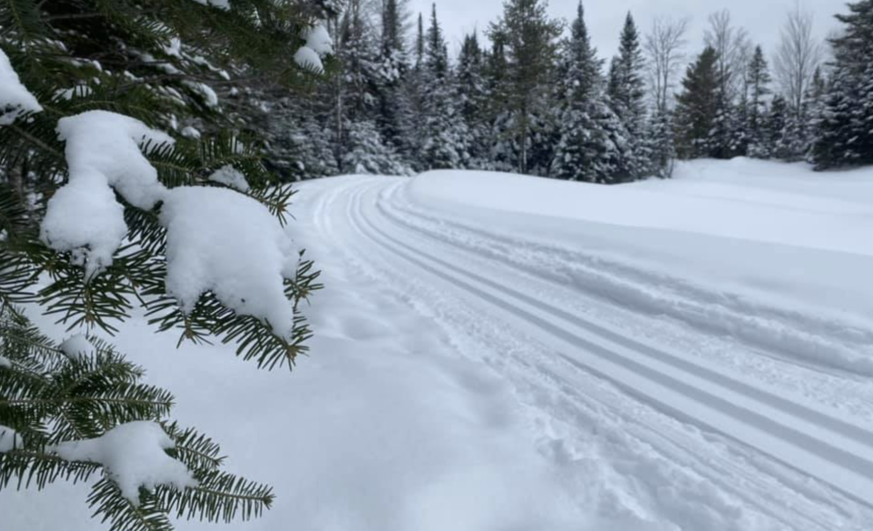 Ski trail at High Peaks Golf Course