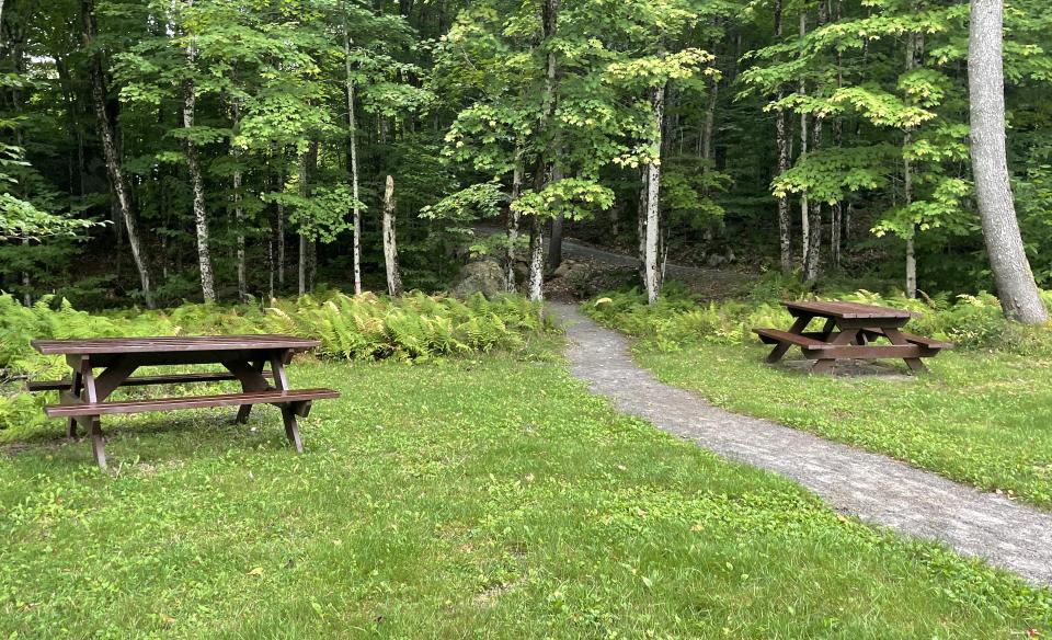 picnic tables in Fern Park