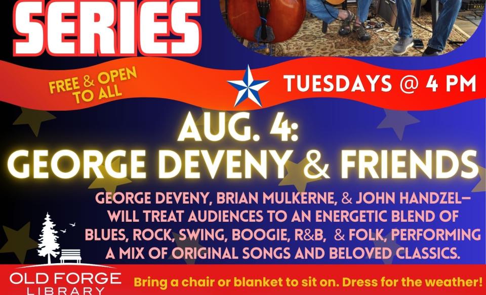 flyer for Gazebo concert series
