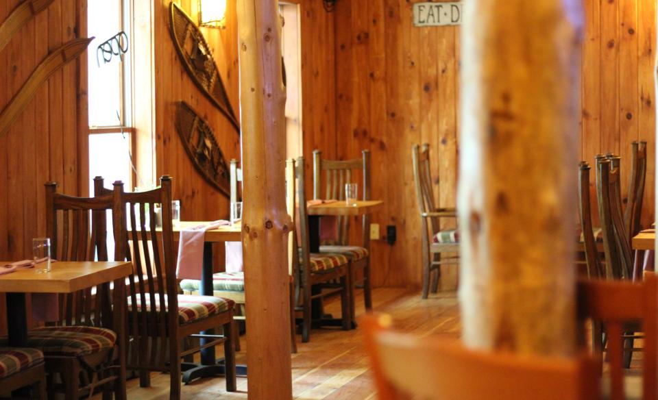 Dining space at the Woods Inn