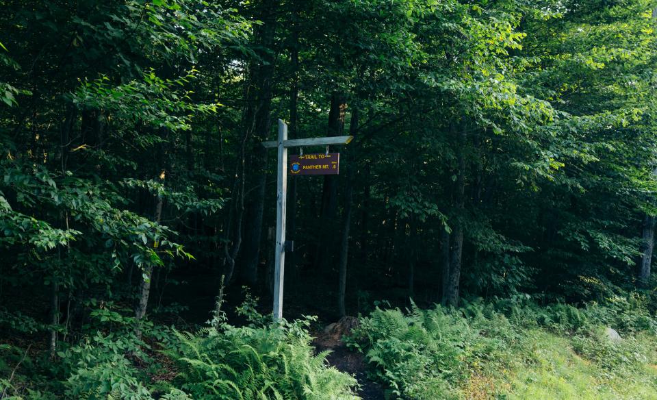 Sign for Panther Mountain