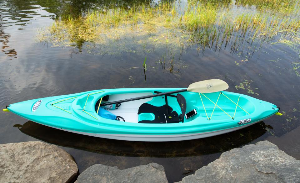 A kayak in the water