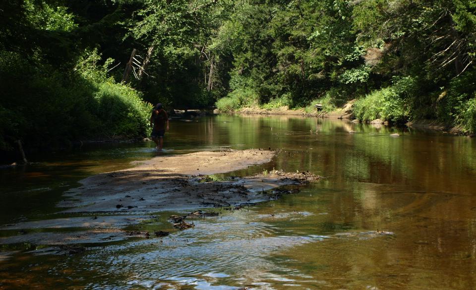 These fishing spots are for trout and salmon.