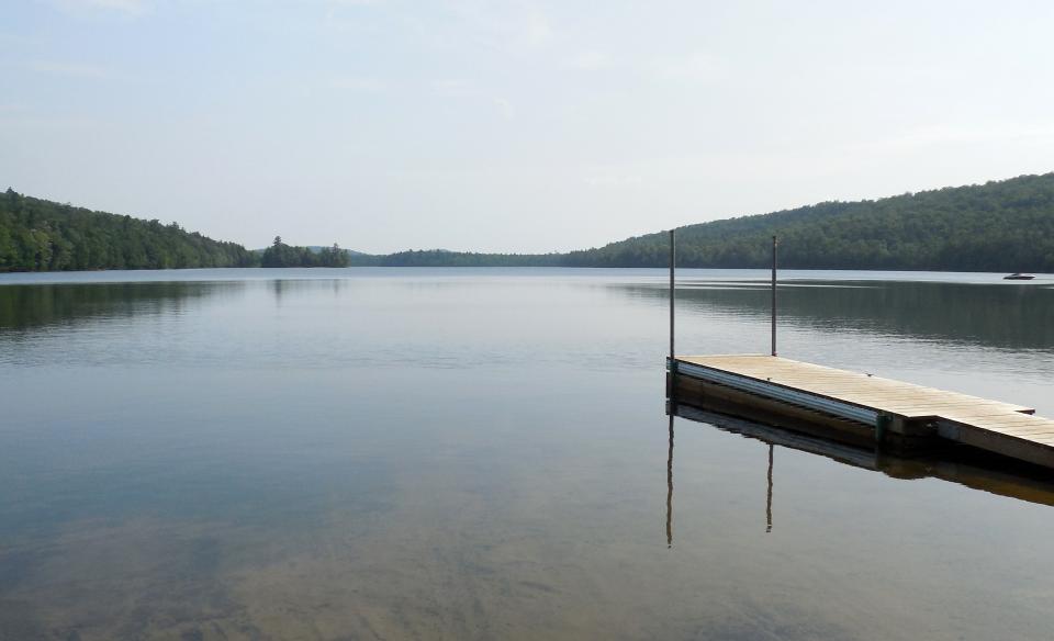 This beautiful lake allows power boats