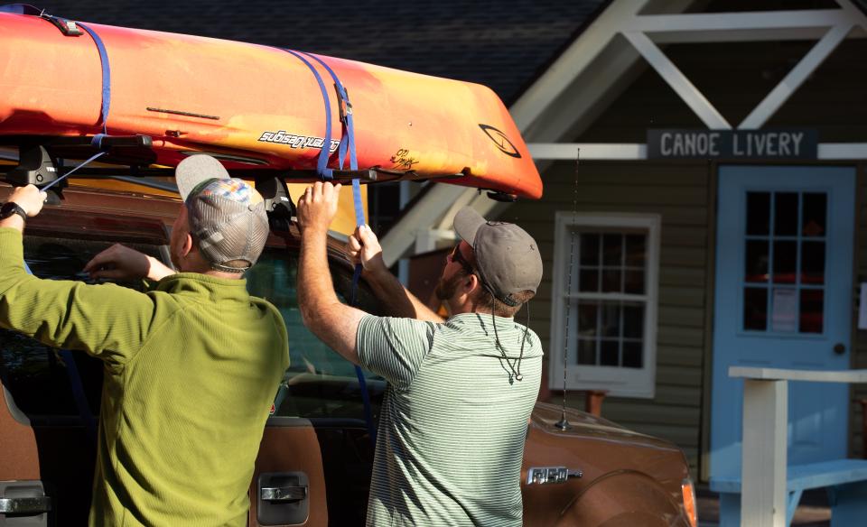 The Little Clear boat launch is a gateway to the St. Regis Wilderness Canoe Area.