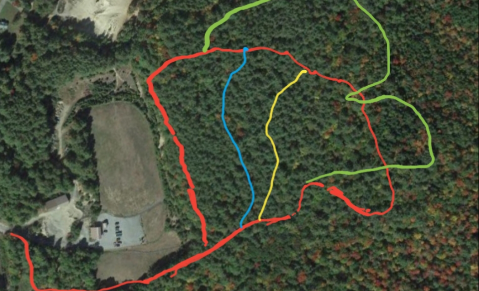 Map of Hope Center Trails.