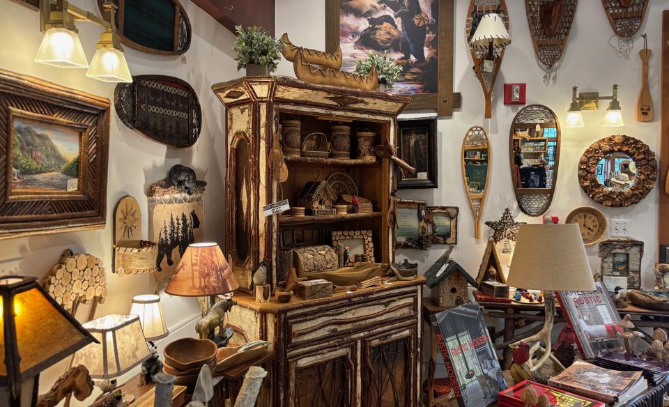 A new exhibit displaying many intricate