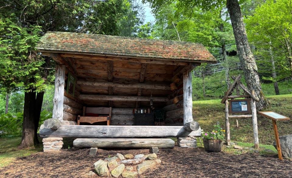 and two large gazebos