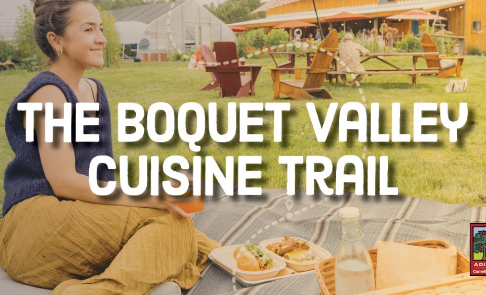 Boquet Valley cusine trail graphic