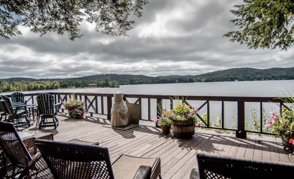 Lake view from the deck