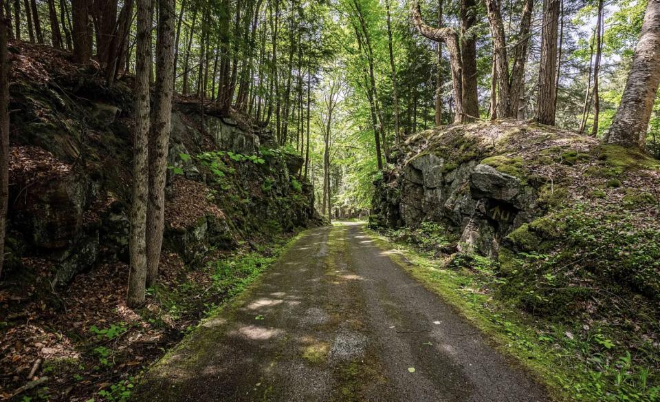 Built in bench on the dock